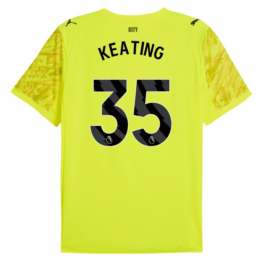 Danxen Herren Khiara Keating #35 Trikot Gelb Orange Schwarz Torwarttrikot 2025/26