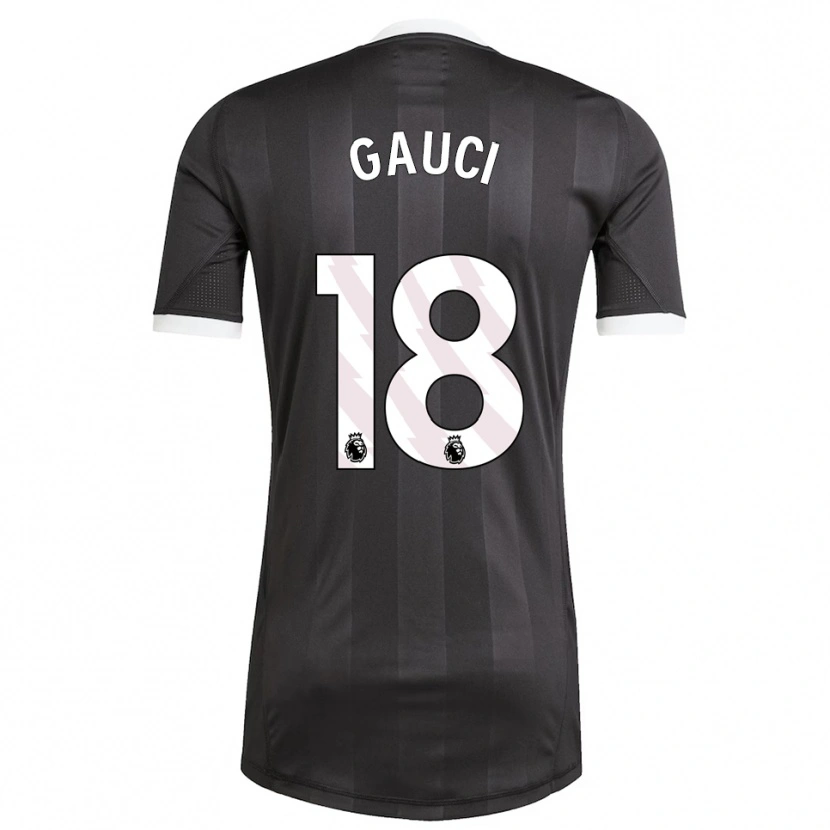 Danxen Herren Joe Gauci #18 Trikot Schwarz Weiß Torwarttrikot 2025/26