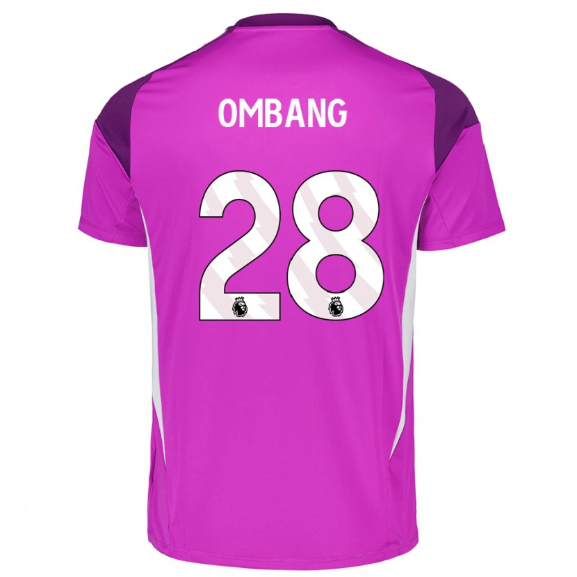 Danxen Herren Darryl Ombang #28 Trikot Violett Weiß Torwarttrikot 2025/26
