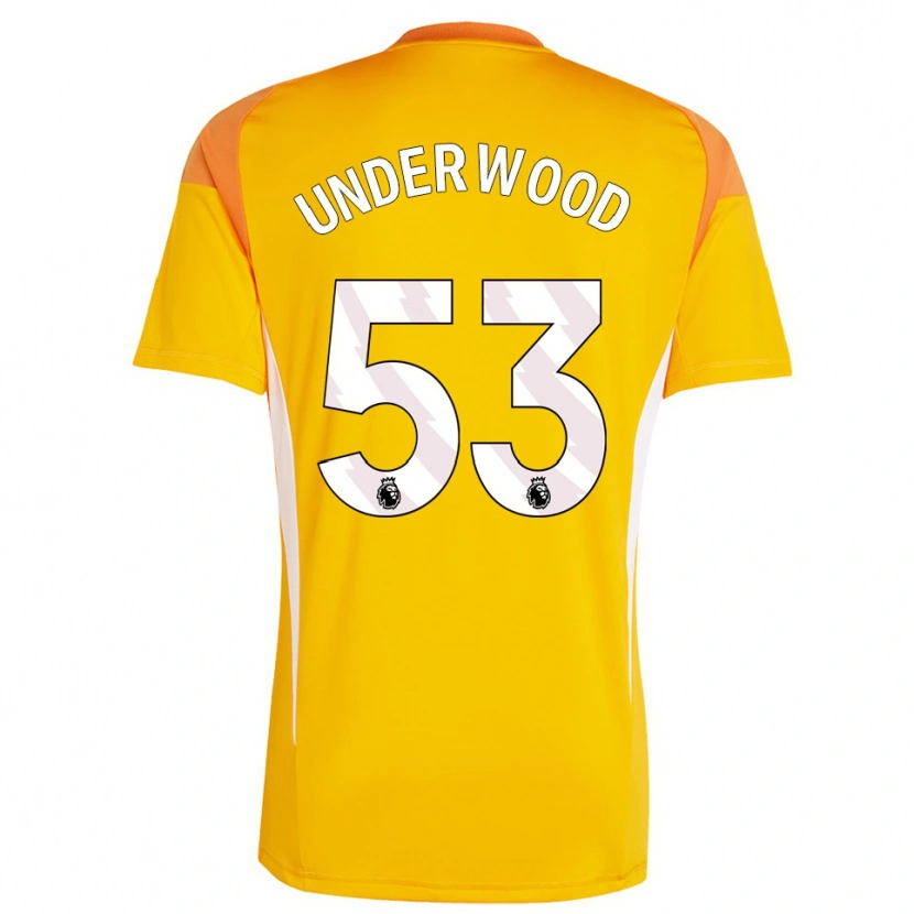 Danxen Herren Marco Underwood #53 Trikot Orange Weiß Torwarttrikot 2025/26