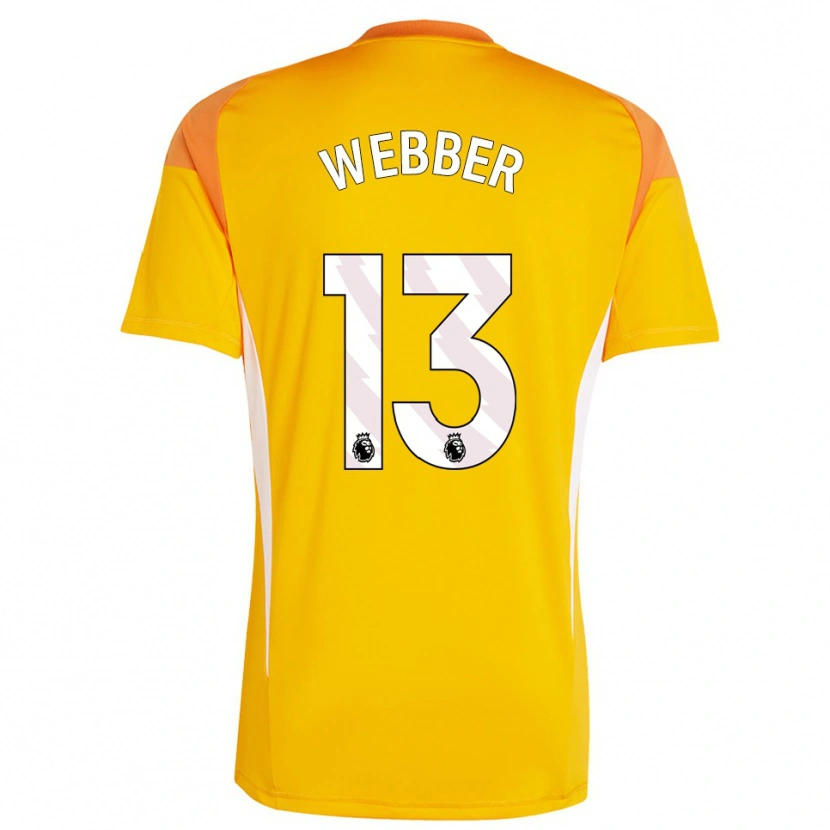 Danxen Herren Amber Webber #13 Trikot Orange Weiß Torwarttrikot 2025/26