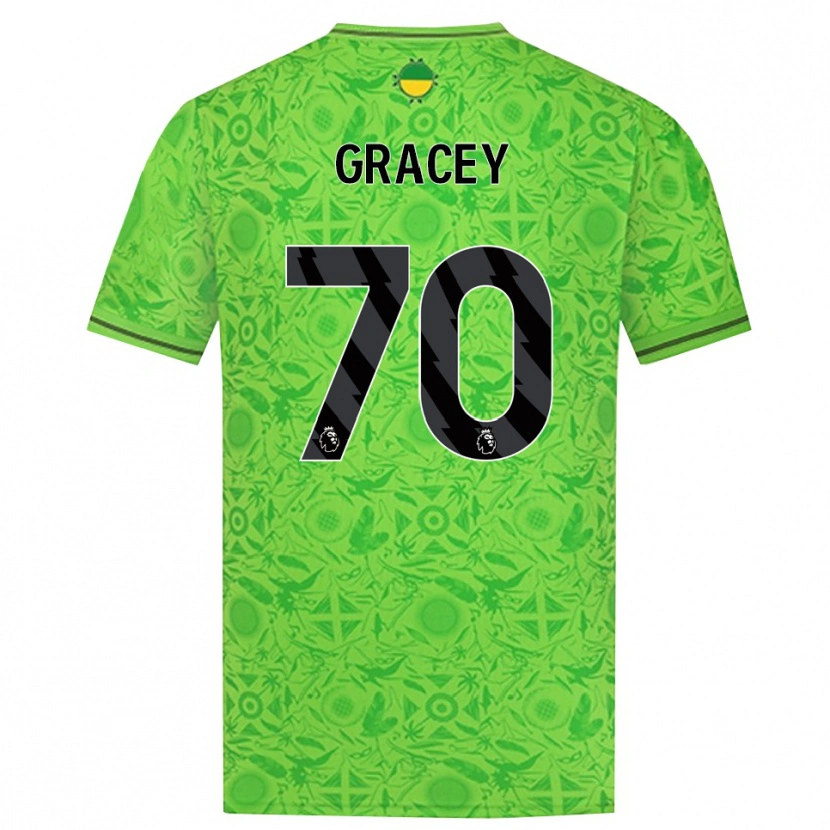 Danxen Herren Josh Gracey #70 Trikot Grün Schwarz Torwarttrikot 2025/26