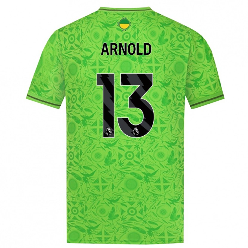 Danxen Herren Alfie Arnold #13 Trikot Grün Schwarz Torwarttrikot 2025/26