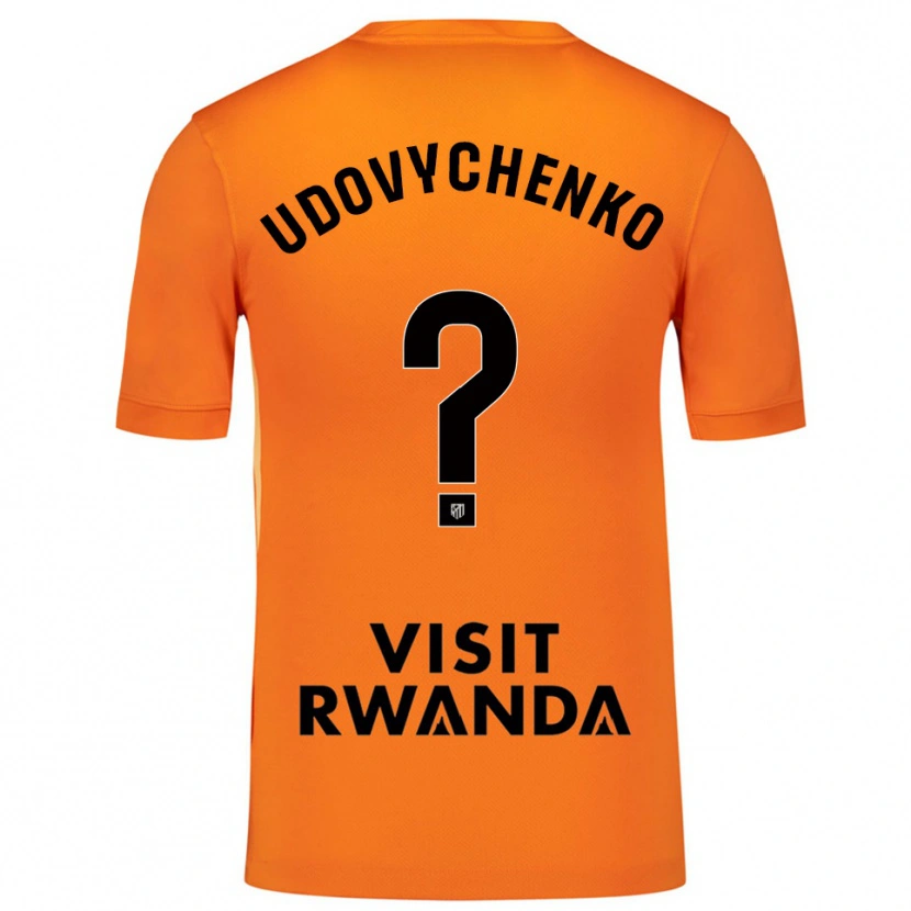 Danxen Herren Glib Udovychenko #0 Trikot Orange Schwarz Torwarttrikot 2025/26