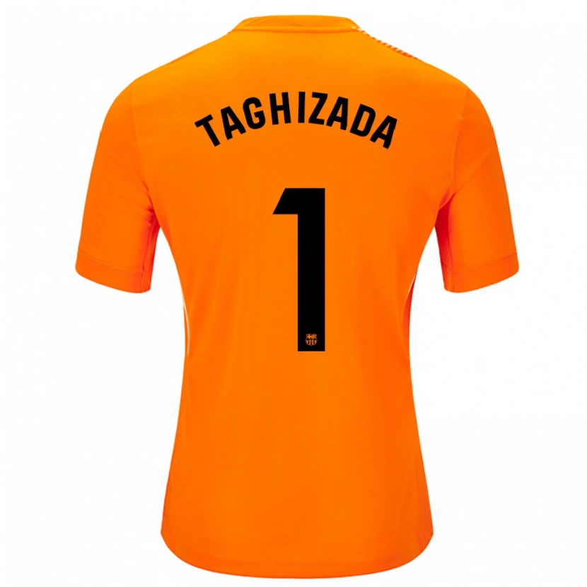 Danxen Herren Eldar Taghizada #1 Trikot Orange Schwarz Torwarttrikot 2025/26