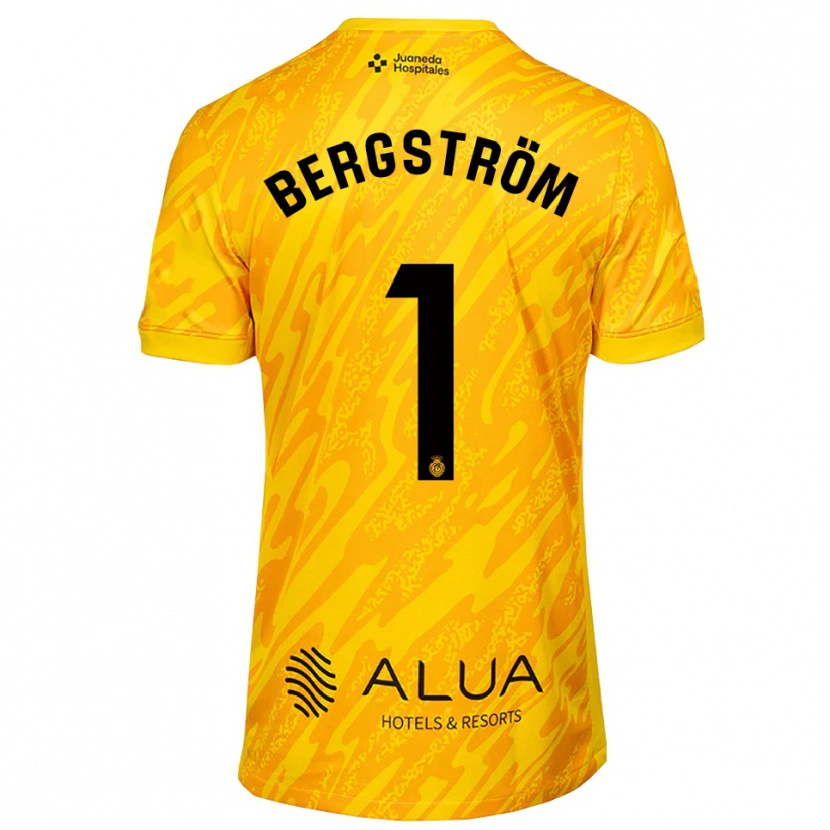 Danxen Herren Lucas Bergström #1 Trikot Orange Schwarz Torwarttrikot 2025/26