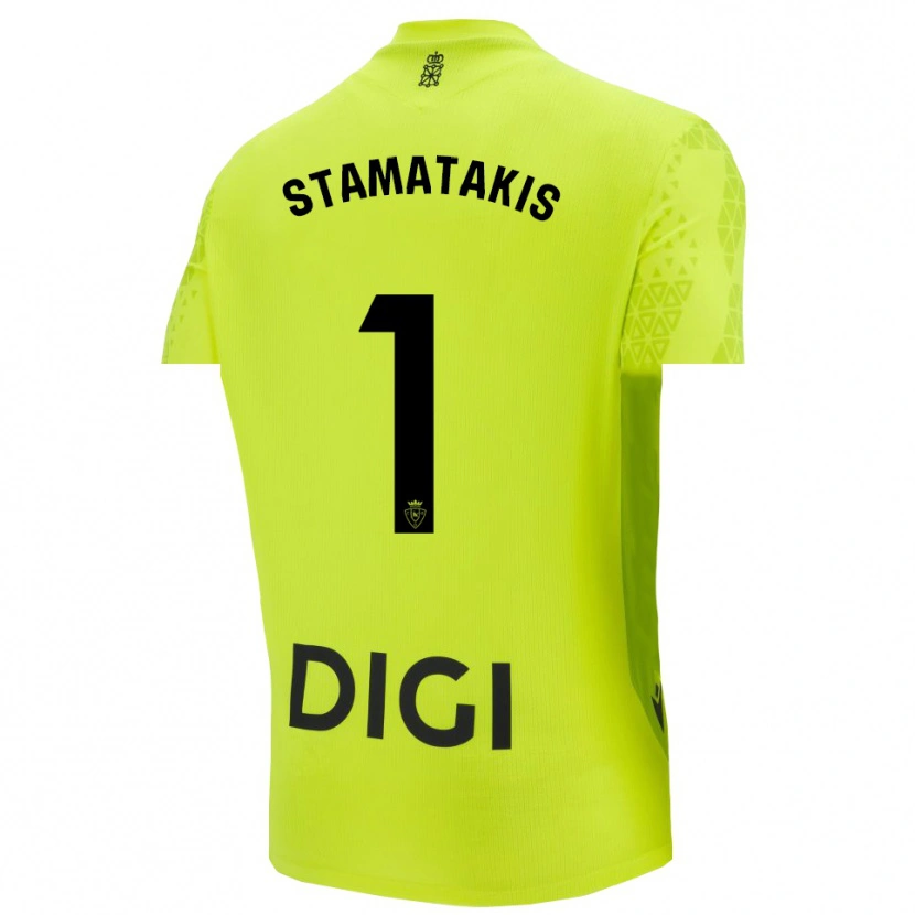 Danxen Herren Dimitrios Stamatakis #1 Trikot Leuchtgrün Torwarttrikot 2025/26