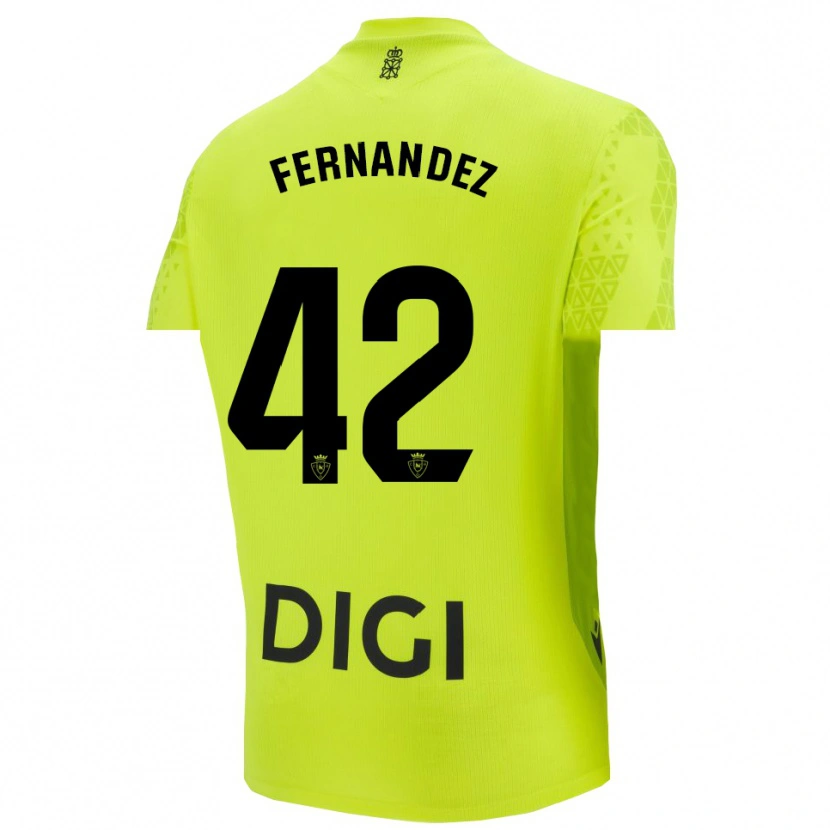 Danxen Herren Rafa Fernández #42 Trikot Leuchtgrün Torwarttrikot 2025/26