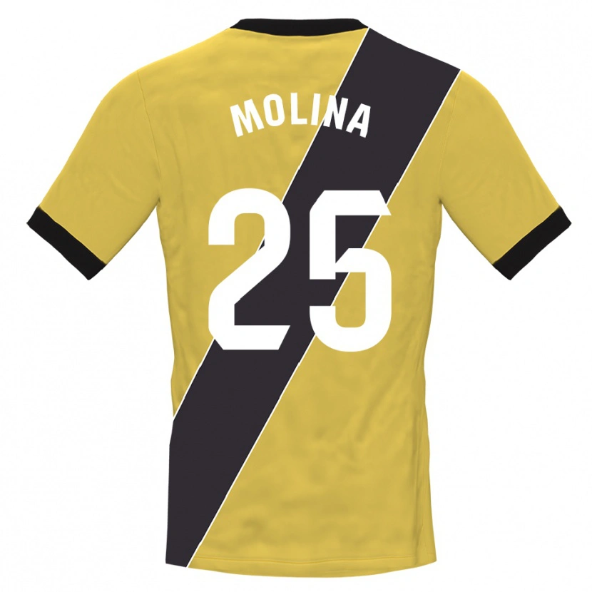 Danxen Herren Adrián Molina #25 Trikot Gelb Schwarz Torwarttrikot 2025/26