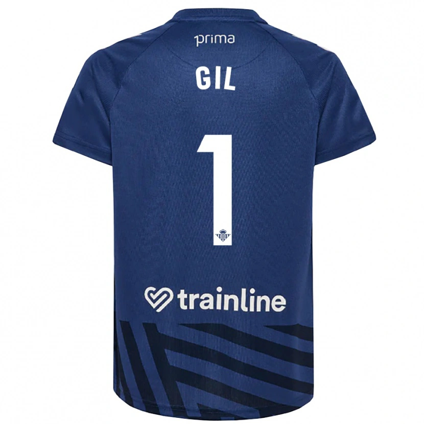 Danxen Herren Noelia Gil #1 Trikot Königsblau Weiß Torwarttrikot 2025/26