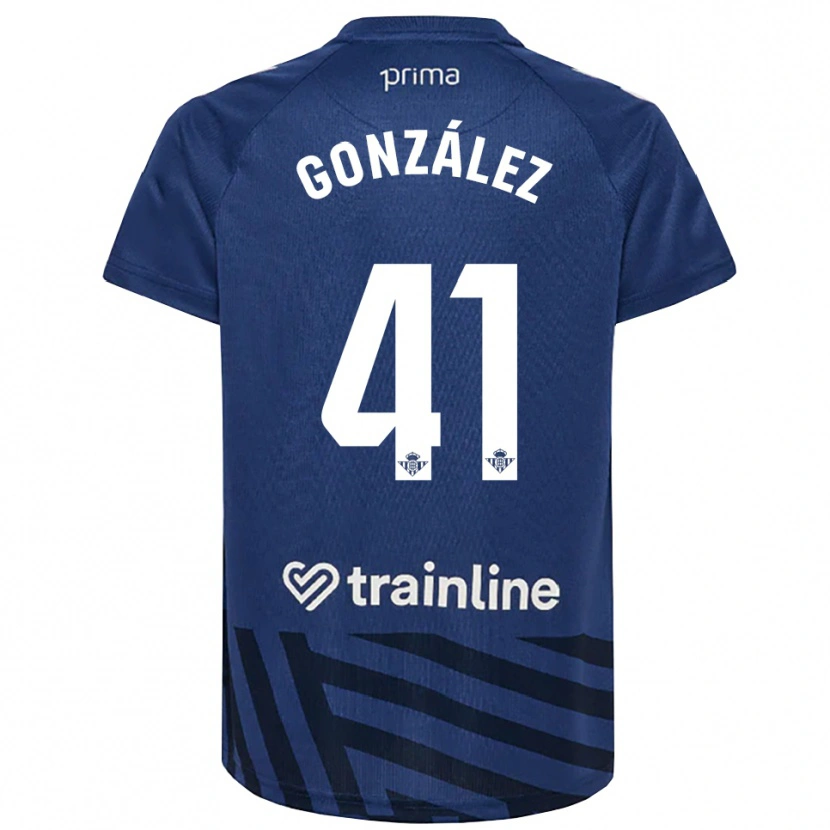 Danxen Herren Manu González #41 Trikot Königsblau Weiß Torwarttrikot 2025/26