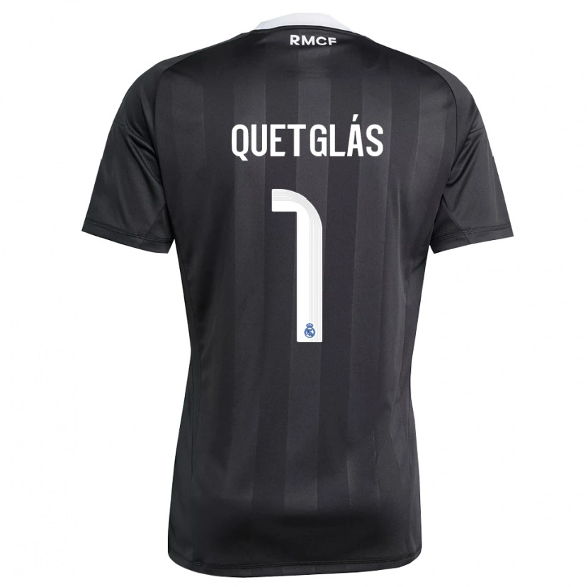 Danxen Herren Ferran Quetglás #1 Trikot Schwarz Weiß Torwarttrikot 2025/26