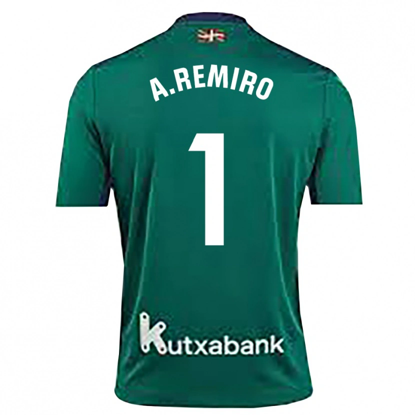 Danxen Herren Álex Remiro #1 Trikot Marineblau Grün Torwarttrikot 2025/26