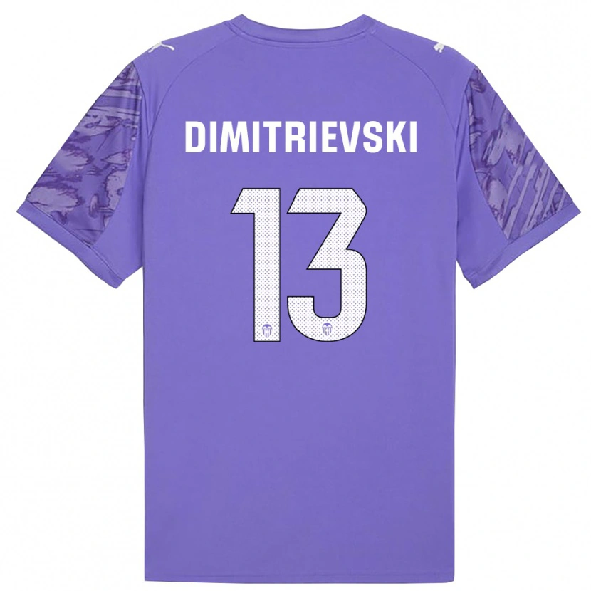 Danxen Herren Stole Dimitrievski #13 Trikot Flieder Weiß Torwarttrikot 2025/26
