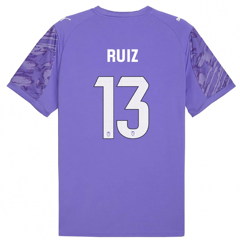 Danxen Herren Nil Ruiz #13 Trikot Flieder Weiß Torwarttrikot 2025/26