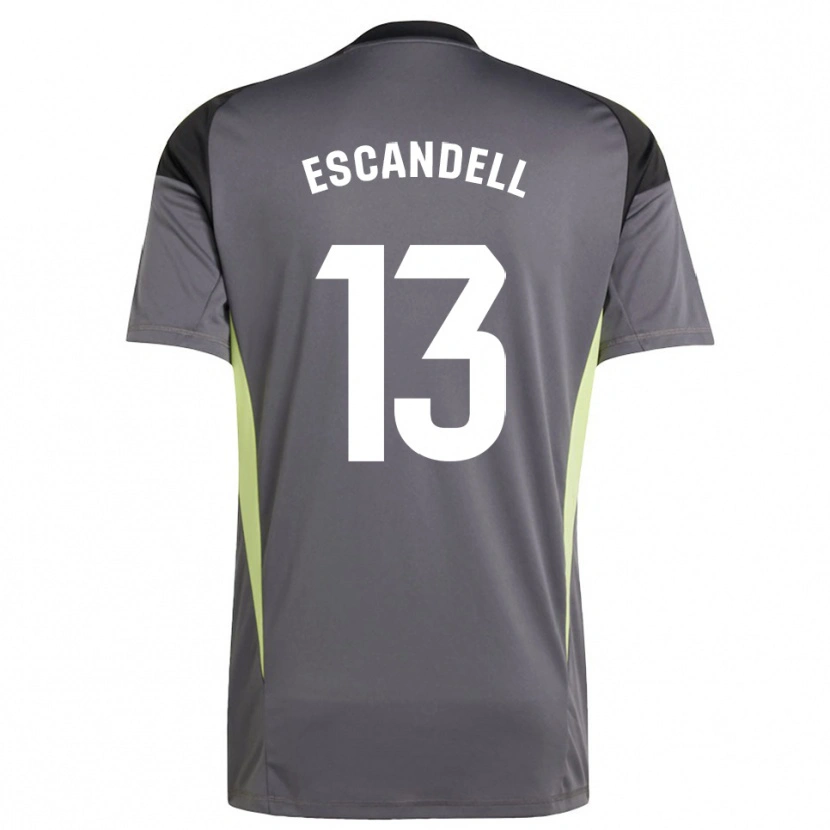 Danxen Herren Aarón Escandell #13 Trikot Dunkelgrau Schwarz Torwarttrikot 2025/26