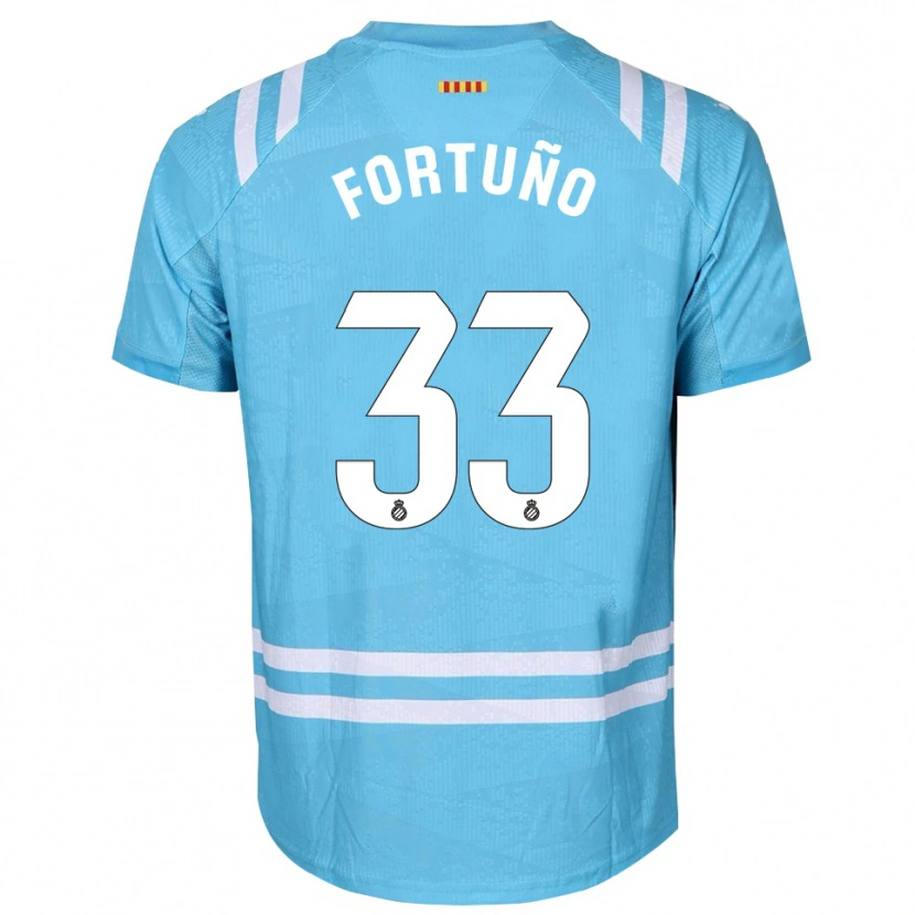 Danxen Herren Ángel Fortuño #33 Trikot Hellblau Weiß Torwarttrikot 2025/26