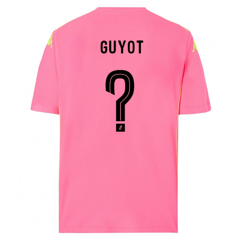 Danxen Herren Loucas Guyot #0 Trikot Knallpink Schwarz Torwarttrikot 2025/26