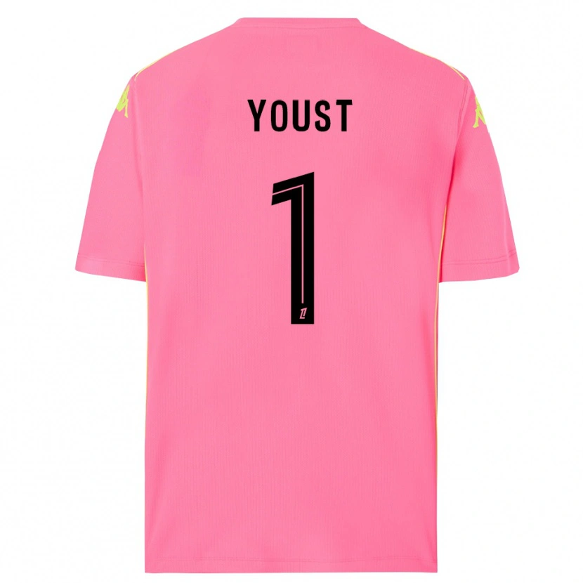 Danxen Herren Matys Youst #1 Trikot Knallpink Schwarz Torwarttrikot 2025/26