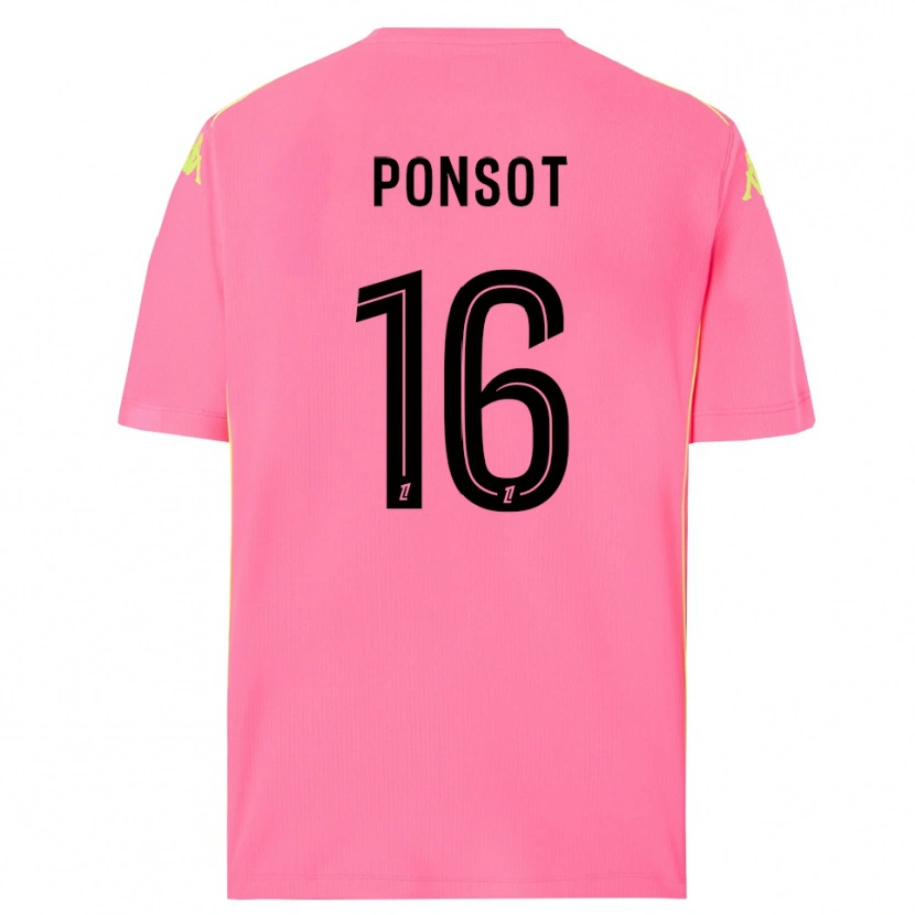 Danxen Herren Martin Ponsot #16 Trikot Knallpink Schwarz Torwarttrikot 2025/26