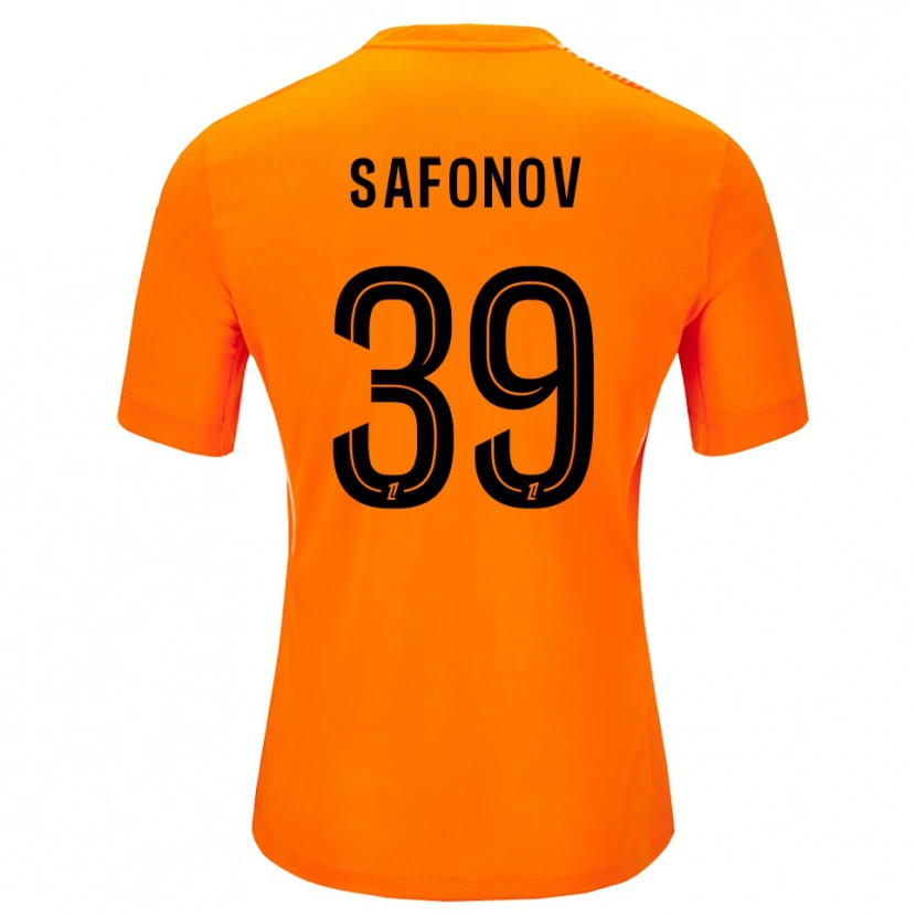Danxen Herren Matvey Safonov #39 Trikot Orange Schwarz Torwarttrikot 2025/26