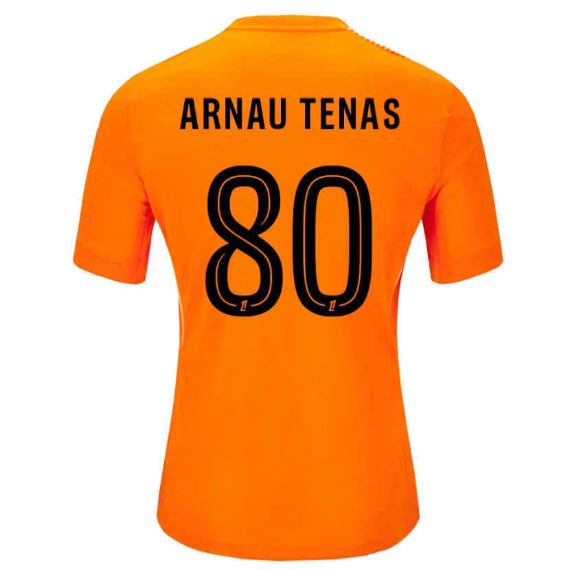 Danxen Herren Arnau Tenas #80 Trikot Orange Schwarz Torwarttrikot 2025/26