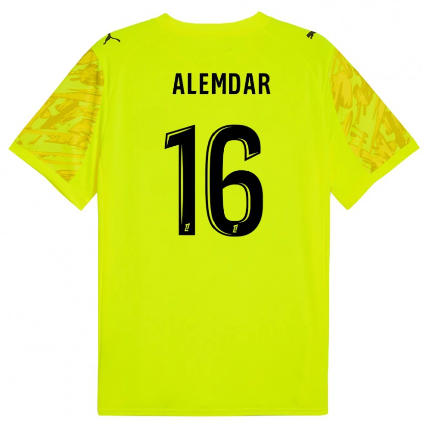 Danxen Herren Doğan Alemdar #16 Trikot Leuchtgrün Gelb Torwarttrikot 2025/26