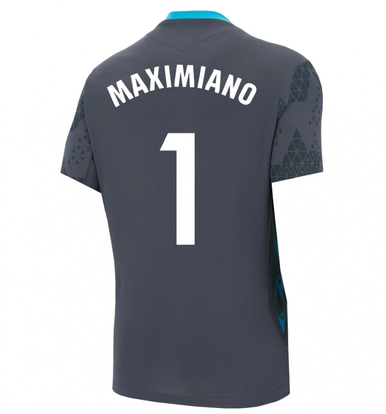 Danxen Herren Luís Maximiano #1 Trikot Dunkelgrau Schwarz Torwarttrikot 2025/26