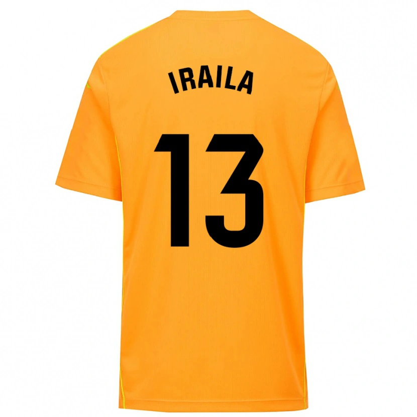 Danxen Herren Iraila Rivera Simón #13 Trikot Orange Schwarz Torwarttrikot 2025/26