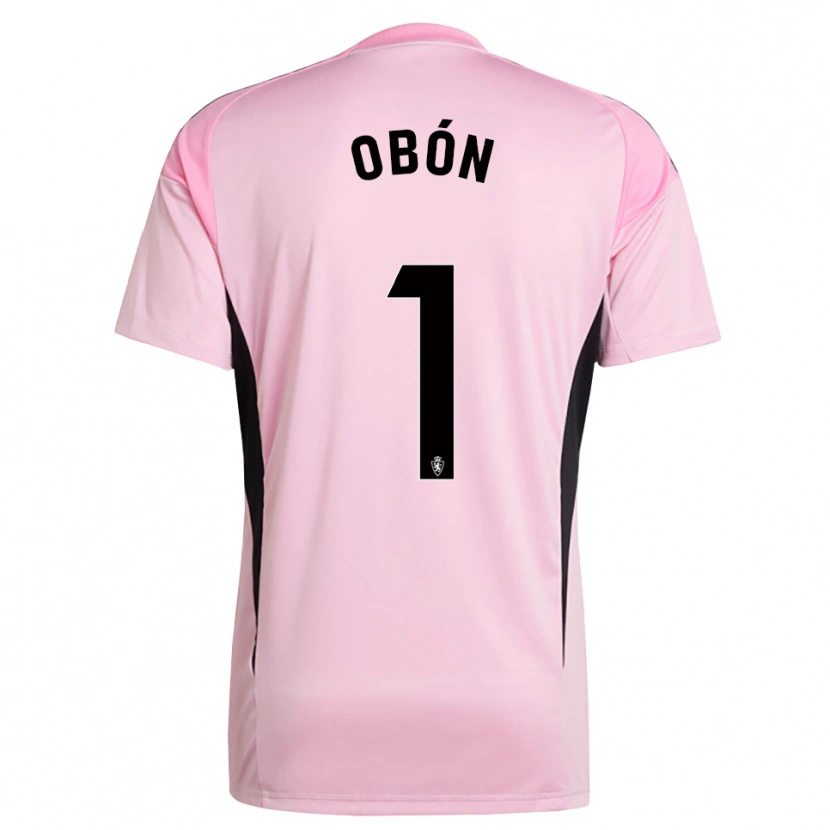 Danxen Herren Manuel Obón #1 Trikot Hellpink Schwarz Torwarttrikot 2025/26