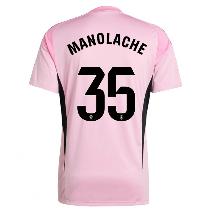 Danxen Herren Marcos Manolache #35 Trikot Hellpink Schwarz Torwarttrikot 2025/26