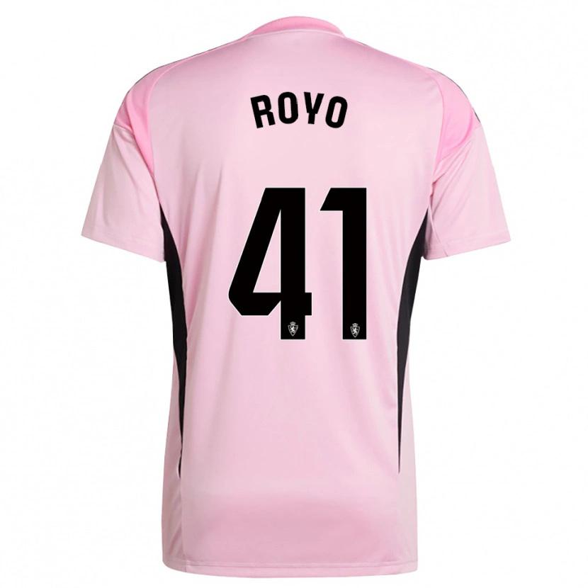Danxen Herren Eduardo Royo #41 Trikot Hellpink Schwarz Torwarttrikot 2025/26