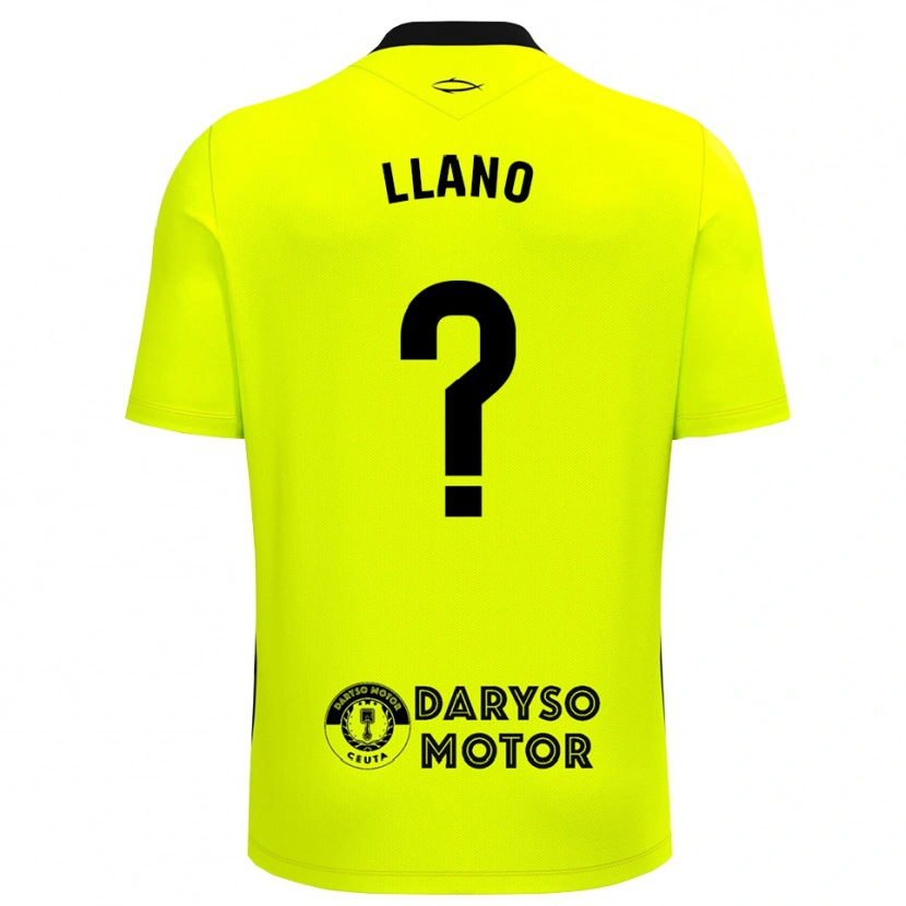 Danxen Herren Guillermo Llano #0 Trikot Gelbgrün Schwarz Torwarttrikot 2025/26