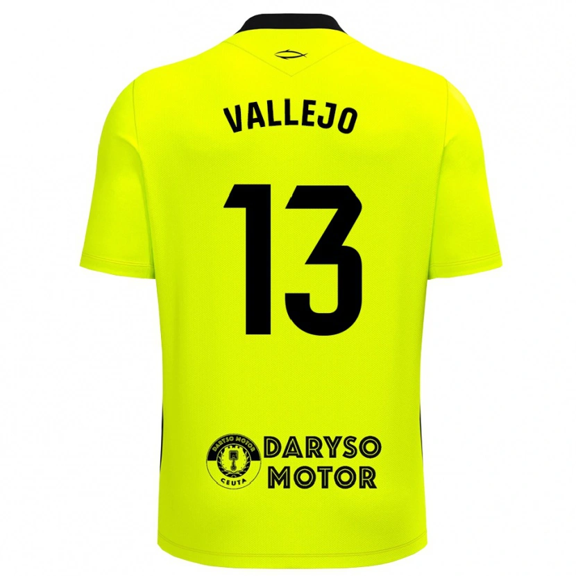 Danxen Herren Guillermo Vallejo #13 Trikot Gelbgrün Schwarz Torwarttrikot 2025/26