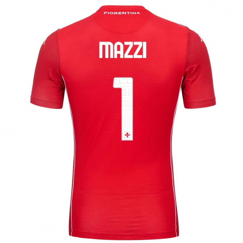 Danxen Herren Tommaso Mazzi #1 Trikot Rot Weiß Torwarttrikot 2025/26
