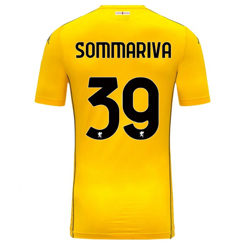 Danxen Herren Daniele Sommariva #39 Trikot Dunkelgelb Schwarz Torwarttrikot 2025/26