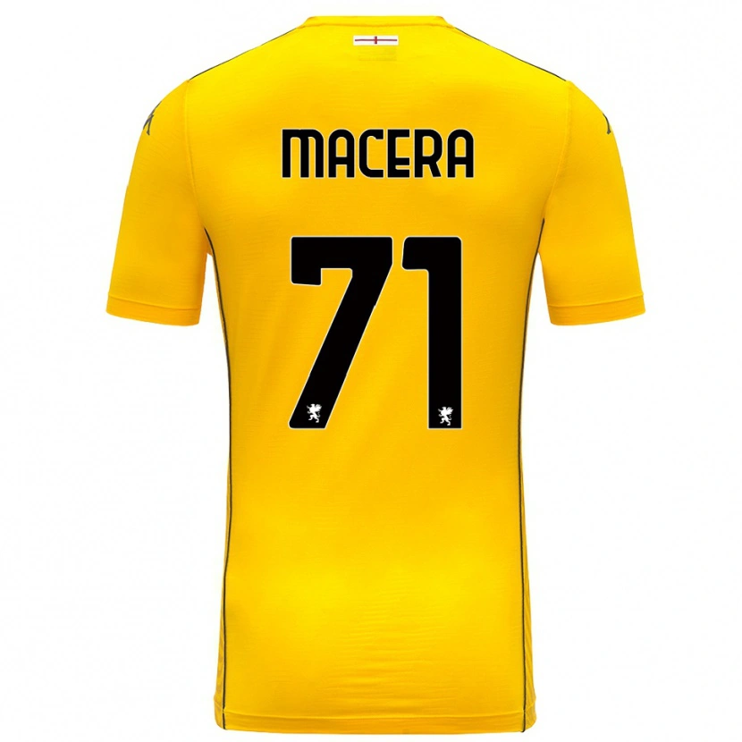 Danxen Herren Matilde Macera #71 Trikot Dunkelgelb Schwarz Torwarttrikot 2025/26