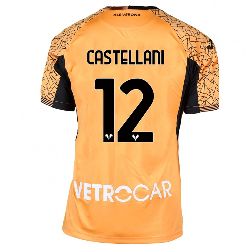 Danxen Herren Zeno Castellani #12 Trikot Orange Schwarz Weiß Torwarttrikot 2025/26