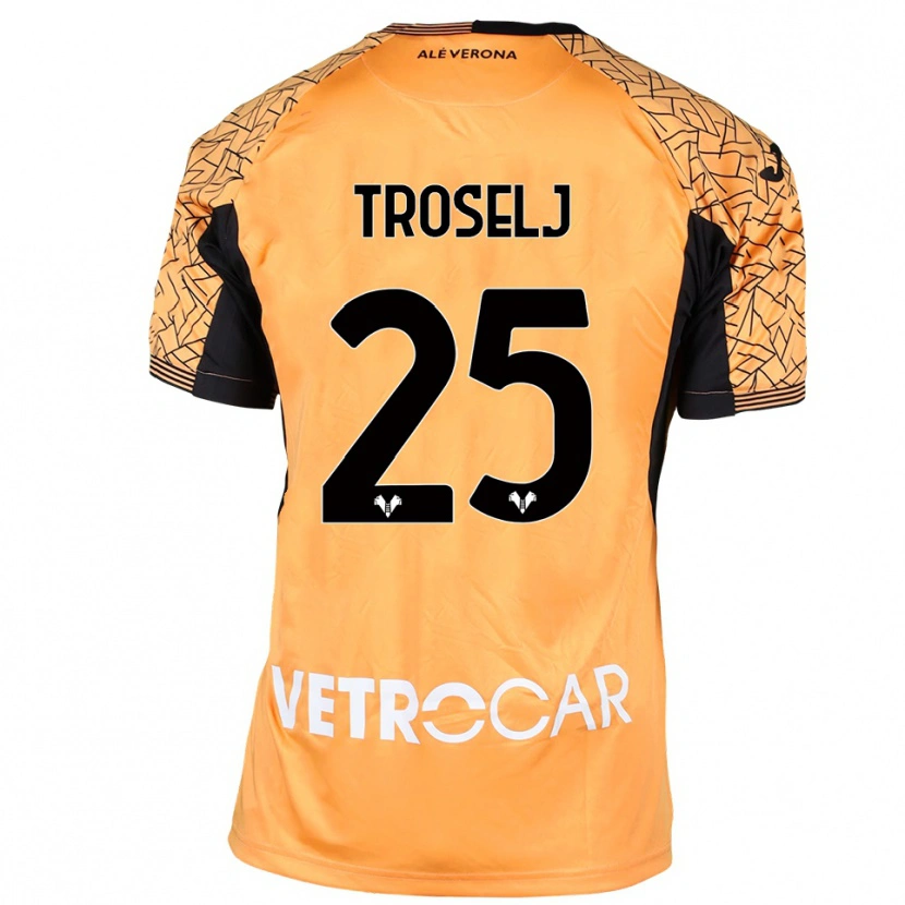 Danxen Herren Ethan Troselj #25 Trikot Orange Schwarz Weiß Torwarttrikot 2025/26