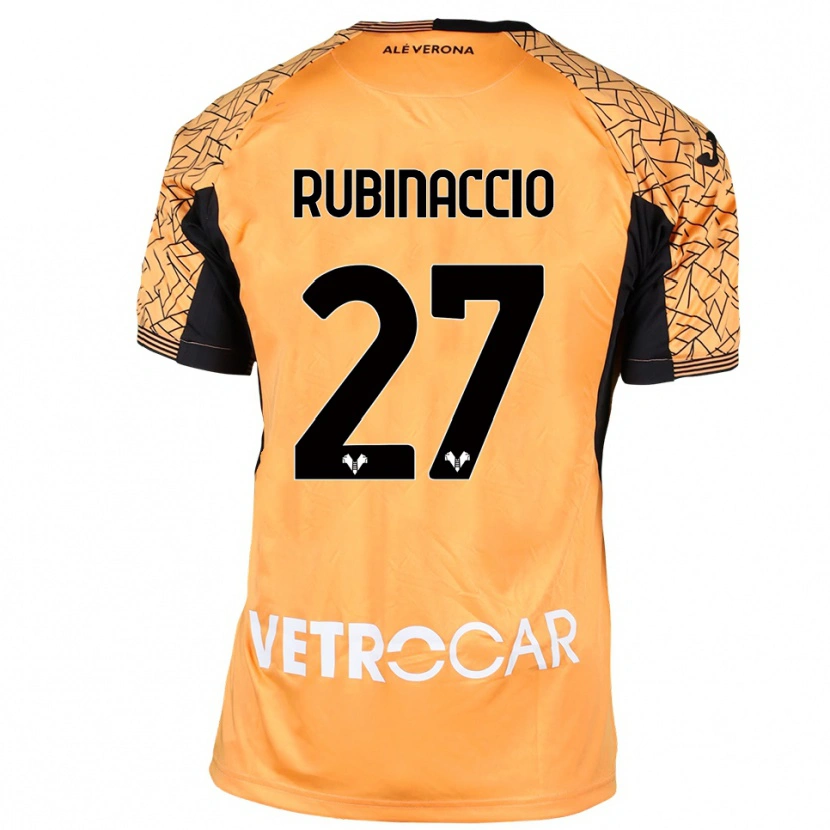 Danxen Herren Nikol Rubinaccio #27 Trikot Orange Schwarz Weiß Torwarttrikot 2025/26