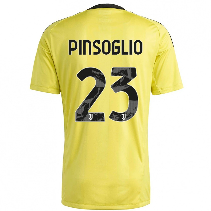 Danxen Herren Carlo Pinsoglio #23 Trikot Gelb Weiß Torwarttrikot 2025/26