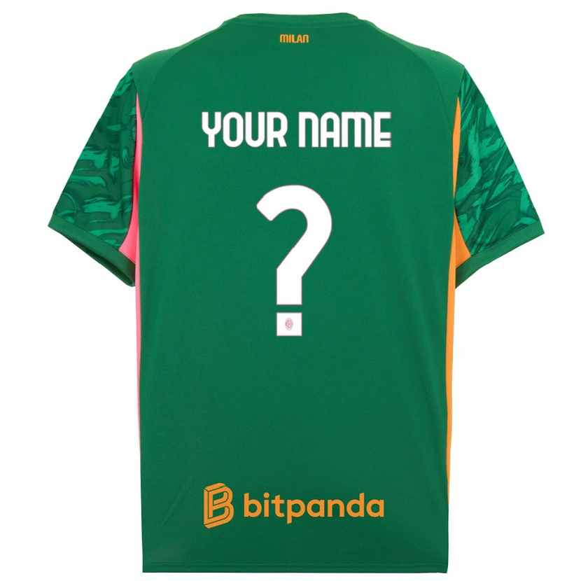 Danxen Herren AC Milan Grün Orange Pink Trikot Torwarttrikot 2025/26