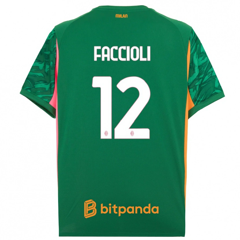 Danxen Herren Pietro Faccioli #12 Trikot Grün Orange Pink Torwarttrikot 2025/26