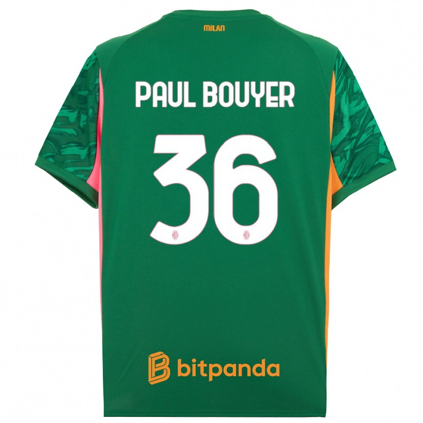 Danxen Herren Léo Paul Bouyer #36 Trikot Grün Orange Pink Torwarttrikot 2025/26