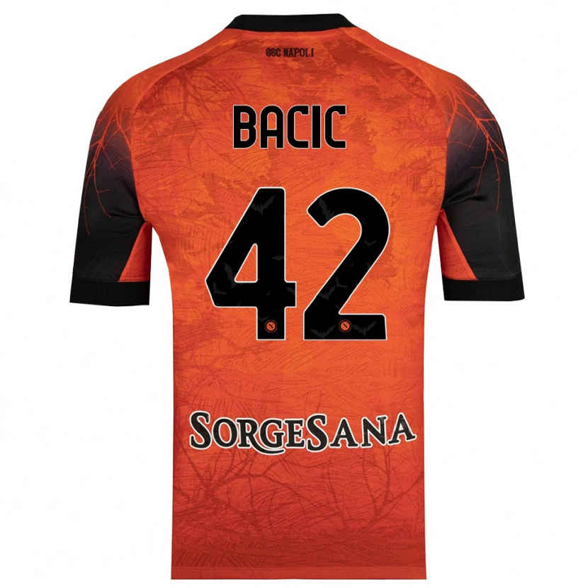 Danxen Herren Doris Bačić #42 Trikot Orange Rot Schwarz Torwarttrikot 2025/26