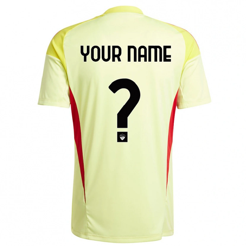 Danxen Herren AS Roma Hellgelb Orange Trikot Torwarttrikot 2025/26