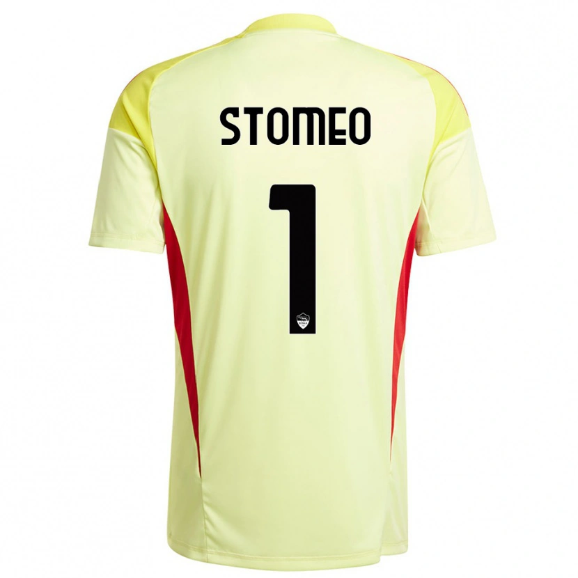 Danxen Herren Giorgio Stomeo #1 Trikot Hellgelb Orange Torwarttrikot 2025/26