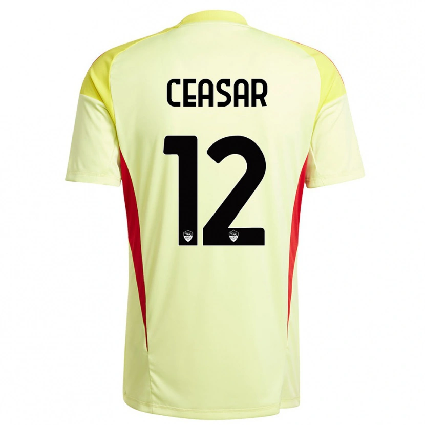 Danxen Herren Camelia Ceasar #12 Trikot Hellgelb Orange Torwarttrikot 2025/26