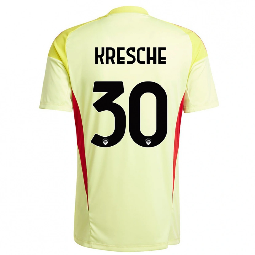 Danxen Herren Isabella Kresche #30 Trikot Hellgelb Orange Torwarttrikot 2025/26