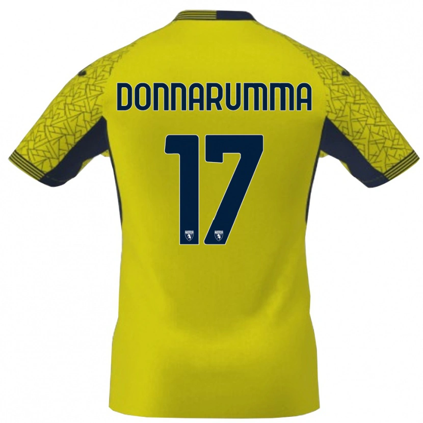 Danxen Herren Antonio Donnarumma #17 Trikot Gelb Schwarz Torwarttrikot 2025/26